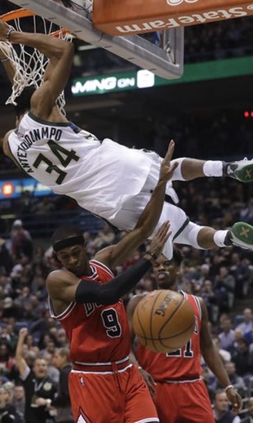 Antetokounmpo, Parker lead Bucks to 108-97 win over Bulls (Dec 15, 2016)